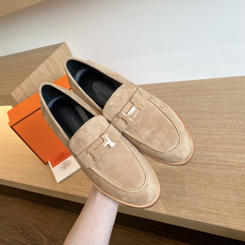 H**mes leather shoes